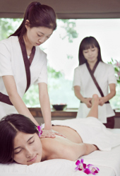 Eine relaxte Massage als Abschluss des Tages, was will man mehr?